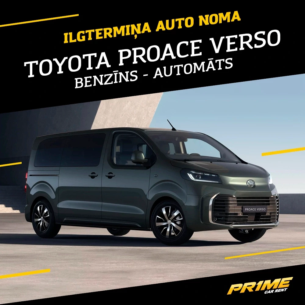 Toyota ProAce noma – Ideāli piemērots slēpotājiem, grupām un militārajām komandām