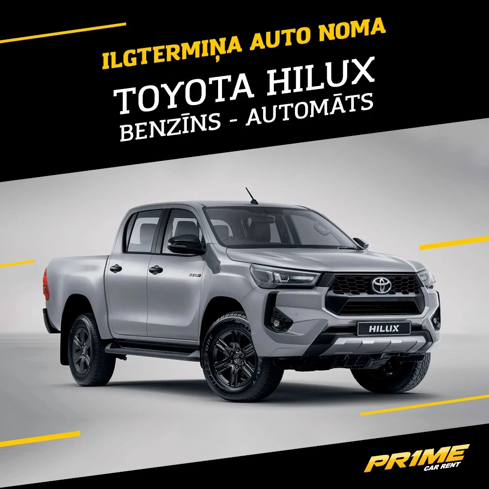 Toyota Hilux noma – Ideāli piemērots lauksaimniecībai, mežsaimniecībai, militārajām vajadzībām un īpašiem projektiem